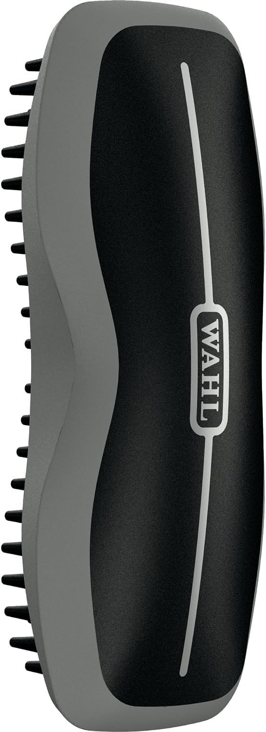 Wahl Professional Animal Horse Grooming Rubber Curry Brush, 858712, Black