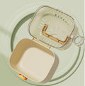 Hamster Carrier Cage with Water Bottle for Golden & Dwarf Hamsters, Travel Cage for Small Animals, Easy-Carry Transparen