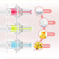 YIBIKEHO Pet Liquid Feeding Kit Pet Feeding Syringe Soft Tip, Cat Dog Syringe Bottles for Pet Feeding,Pet Medical Feeding Dispenser Tool (White)