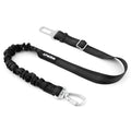 APakBak Dog Seat Belt for Car, Adjustable Dog Car Harness Seatbelt for Small Medium Large Dogs, Heavy Duty Travel Safety Restraint with Locking Aluminum Hook & Reflective Nylon Strap, Black