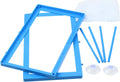 AQUANEAT Fish Tank Breeder 2 pcs Large Mesh Net Fry Saver Aquarium Spawn Hatchery Isolation with Suction Cups