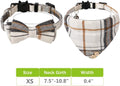 Faleela Breakaway Cat Collar with Bells - 2 Pack Cat Collar with Bells, Cat Collars with Bandana, Accessories for Pet Collars, Adjustable for Cats and Small Dogs