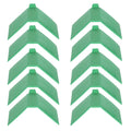 plplaaoo 10PCS Plastic Dove Rest Stand – Anti Skid & Heat Resistant Pigeon Perch for Racing Birds – Green Roost Holder for Bird Cages, Doves, and Parrots