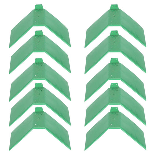 plplaaoo 10PCS Plastic Dove Rest Stand – Anti Skid & Heat Resistant Pigeon Perch for Racing Birds – Green Roost Holder for Bird Cages, Doves, and Parrots