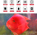 MQ 8 in Submersible LED Aquarium Light, 1.2W Color Changing Fish Tank Light with Remote Control, IP68 Crystal Glass 9 LE
