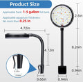 DaToo 6W Aquarium LED Light for 1-5 Gallon Betta Fish Tanks Mini USB Clip On Fish Tank Light with Full Spectrum & Dimmab