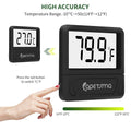 capetsma Aquarium Thermometer Digital Fish Tank Thermometer Accurate Reptile Thermometer Temperature Gauge with Large LC