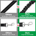 Plutus Pet Dog Seat Belt for Car Headrest, Reflective with Elastic Bungee
