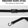Dog Car Barrier,Backseat Pet Barrier for Cars, SUVs & Trucks, Breathable Mesh Dog Seat Divider with Adjustable Straps an