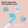 Stainless Steel Bird Cage Cleaner with Long Handle - Dual Head Brush & Scraper for Parrot Cages, Perch Cleaning Tool–Dur