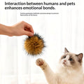 Plush Ball Cat, Soft Pet, Funny Bite Resistant Scratch Resistant Cat Teaser Ball Indoor