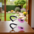 2Pcs Pink Dog Clicker for Training Easy to Use with Button Dog Training Accessories Strong and Long-Lasting, Training an