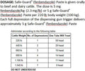 Merck Animal Health Safe Guard Beef Dairy Cattle Dewormer Paste 290gm XC