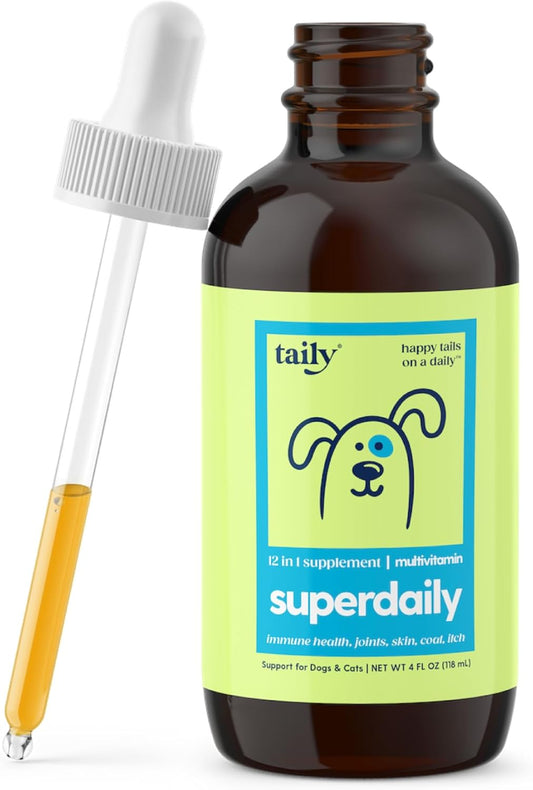Taily SuperDaily 12-in-1 Liquid Multivitamin for Dogs & Cats