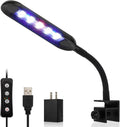 hygger 0.5-5 Gallon Nano Tank Mini Clip-on Aquarium Light with White Blue Red LEDs Fish Tank Lighting Built-in Timer 5 B