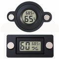 2 PCS Magnetic Temperature and Humidity Monitor for Jumping Spider Enclosure Accessories Mini Digital Reptile Thermomete