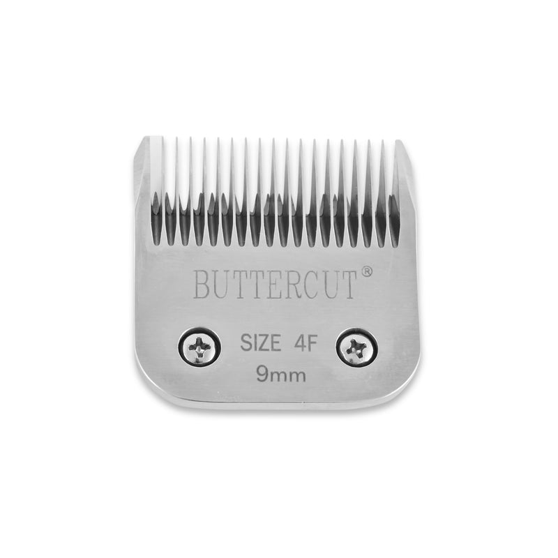 Geib Buttercut Detachable Replacement Dog Clipper Blade - Size 4F, Stainless Steel Long-Lasting Sharp Edges, 3/8-Inch Length, Compatible with Andis A5, Oster A5, Wahl KM10, Size-4F Dog Grooming Blade
