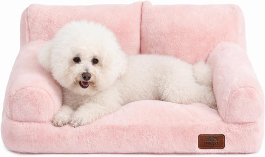 Hollypet Small Dog Large Cat Bed Puppy Couch Beds for Pets up to 25 lbs