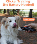 Clink Design Dog Training Clicker & Dog Clicker with Treat Storage, Black