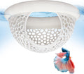 Floating Betta Shrimp Cave, Multi-Functional Aquarium Hammock for Hiding Feeding, Floating Betta Fish Skins with Feeding