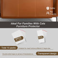 Anti Cat Scratch Furniture Protector, 10 Pack, Cat Scratch Deterrent Tape, Couch Protector for Cats, Furniture Protector