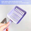 Tookincmo Kitty Litter Scoop, Cat Litter Scooper with Caddy, with Holder to Store cat Pooper Scooper After use, Sturdy ABS Material, Romantic and Cute Purple.…