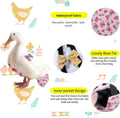 Chicken Diapers, Poultry Nappies, Reusable Waterproof Washable for Bantam Hens, Silkies, Ducks & Geese
