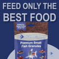 Small Fish Granules- Slow Sinking Granules that Provide Balanced Diet for Guppies, Swords, Platties, Barbs, Mollies, Tet