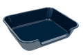 Blaucasa 1 Pack Extra Large Dog Litter Box Pan Tray (ABS Material), Low Entry Jumbo Senior Litter Boxes for Multiple Kitten Big Cats, Pet Safe Indoor Dog Potty (Dark Blue, 24" L x 20" W)