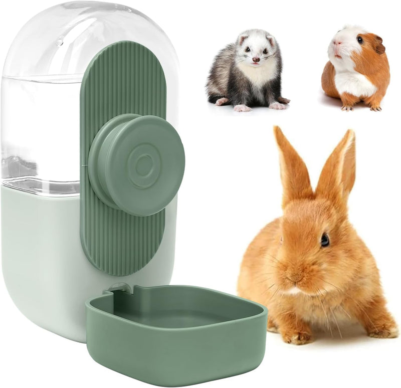Kenond 28oz Rabbit Water Dispenser, Guinea Pig Gravity Water Bottle