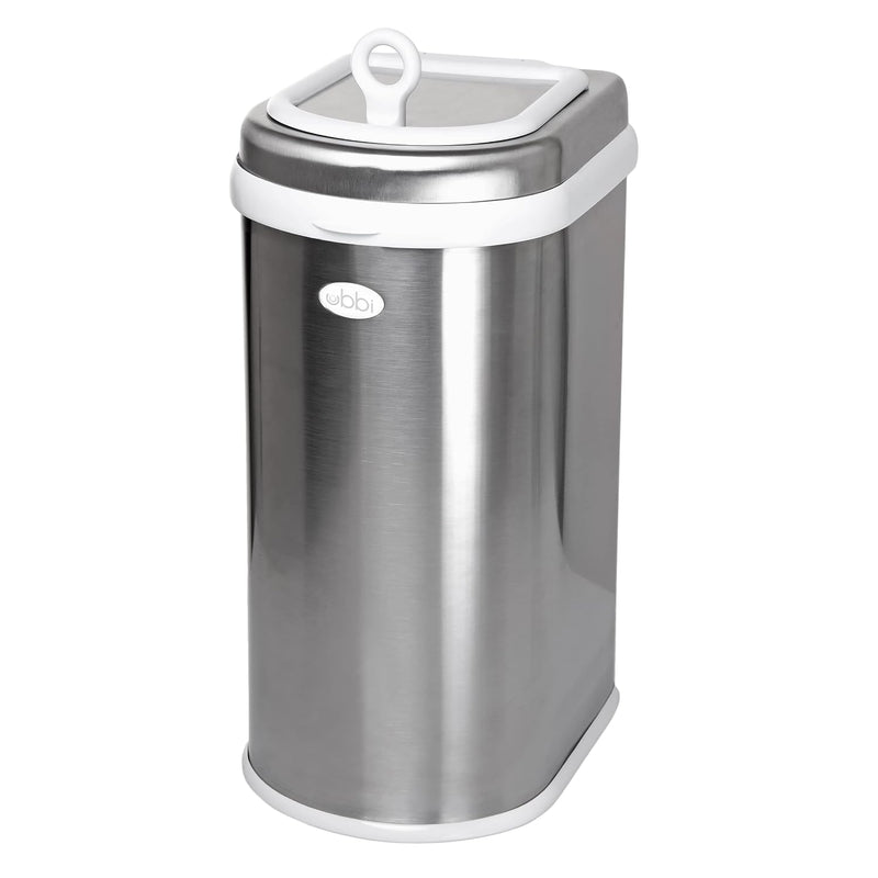 Ubbi Pet Waste Pail, Chrome