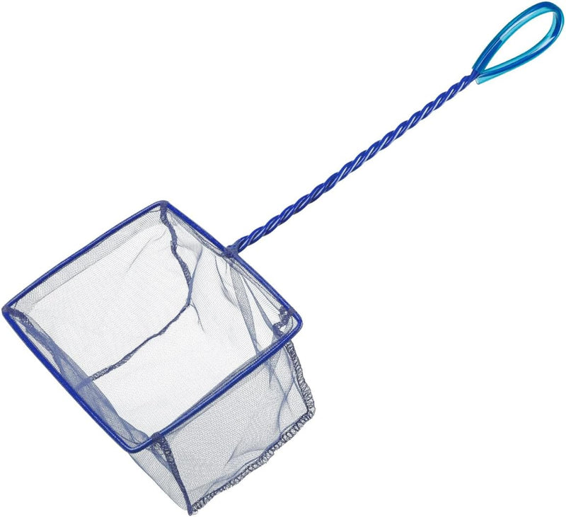 Pawfly 5''/6'' Fish Net for Fish Tank, Aquarium Net with Braided Metal Handle and Nylon Mesh, Small Fish Net Minnow Net 