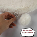SHENGOCASE 2-Pack 10"x 15.7" Faux Rabbit Fur Cat Dog Bed Cushion Pad Mat, Cat Tree Tower Replacement Cushion for Window Perch Carrier House Cage Crate Kennel