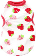 Small Dog Shirt Cute Puppy Cat T Shirts Clothes Soft Cotton Sleeveless Tee Shirts for Small Dogs Cats Doggy Vest Tee Shi