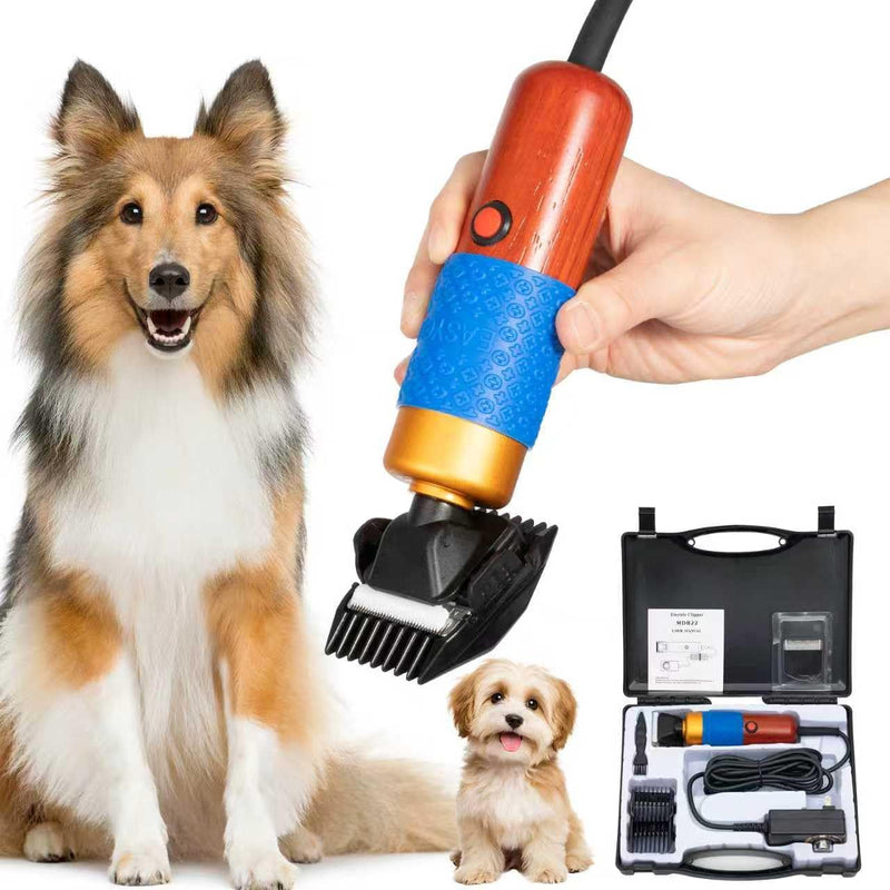 200W Electric Sheep Shears – Professional Animal Clippers with 2 Blades, 10ft Cord, Low-Noise & Safe Design for Sheep, G