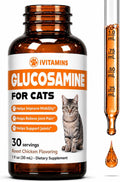 Glucosamine for Cats - Cat Glucosamine - Helps to Support Healthy Joints, Reduce Inflammation, Improve Mobility, & Much More - Cat Joint Supplement - 1 fl oz - Chicken Flavor
