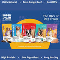 Supercan Pig Ears for Dogs – Natural Dog Chews, Single Ingredient Pork Ear Treats, Long Lasting Dental Chew for Medium &