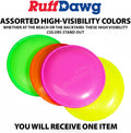 Ruff Dawg Ruff-Flex K9 Flyer JR Flying Disc Dog Toy, SM, Assorted Colors