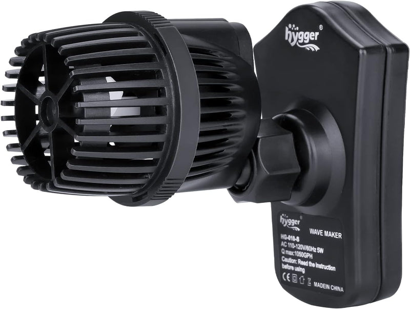 hygger 1050 GPH Aquarium Wave Maker Pump with Strong Magnetic Suction Base, Ultra-quiet 360 Degree Rotating Submersible 