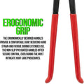 Professional Hoof Nipper 12" with PVC Covered Handle–Premium Heavy Duty Horse Farrier Tool for Precise Hoof Trimming,Sha