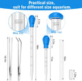 5In1 Aquarium Coral Feeder Kit, Droppers, Straight/Curved Tweezers