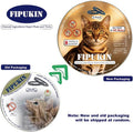 Fipukin Natural Ingredients Flea Repellent Collar for Cats, Safe and Effective Flea and Tick Repellent, Waterproof, 8 Months Protection per Collar, Free Comb, One Size Fits All, 13.8 Inches, 2-Pack