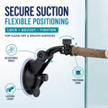 2 PCS Parrot Perch Stand, Movable Perch Stand Bird Training Set, Wood Parrot Perch Stand with Strong Suction Cup for Coc