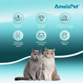 AmeizPet Anti Hairball Treats, Hairball Remedy for Cats, Cat Biscuits Hairballs Treatment - Crunchy Hairballs Cat Biscuits, 2.82 oz (80 g)