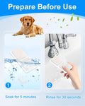 MyfatBOSS 12+12 Pack Dog Water Bowl Filter Replacement for Large Dogs Compatible with 3.4Gal/13L Pet Fountains, Carbon Filters and Sponge Filters for Dog Fountain Water Bowl, Pet Water Filter