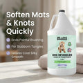 We Love Doodles Dog Detangler Spray Half Gallon - Leave-in Conditioner for Dogs - Dog Detangling Spray - Dematting Spray for Dogs - Tangle Remover - Made in The USA (Lavender)