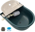 Automatic 1.2 Gallon Water Trough Cow Cattle Horse Water Bowls with Float Valve Livestock Tool Bowl for Cat Goat Sheep D