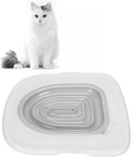 Cat Toilet Training Kit, Professional Universal Hygienic Pet Supply with Grey Tray for Puppy Small Pet