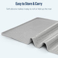 Bartuke Pee Pad Holder for Dogs, 46" x 32" Extra Large Silicone Pee Tray Mat High Edge, Leak-Proof, No Spill Pet Pad Holder for Puppy, Cat, Rabbit, Training Pads for Floor Protection, No Pee Pads