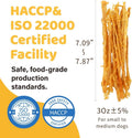 iPaw Turkey Tendons for Dogs, Single Protein, Hypoallergenic, All Natural Human Grade Puppy Chew, Rawhide Alternative Dog Treats, 1 Pack Strip (Large)